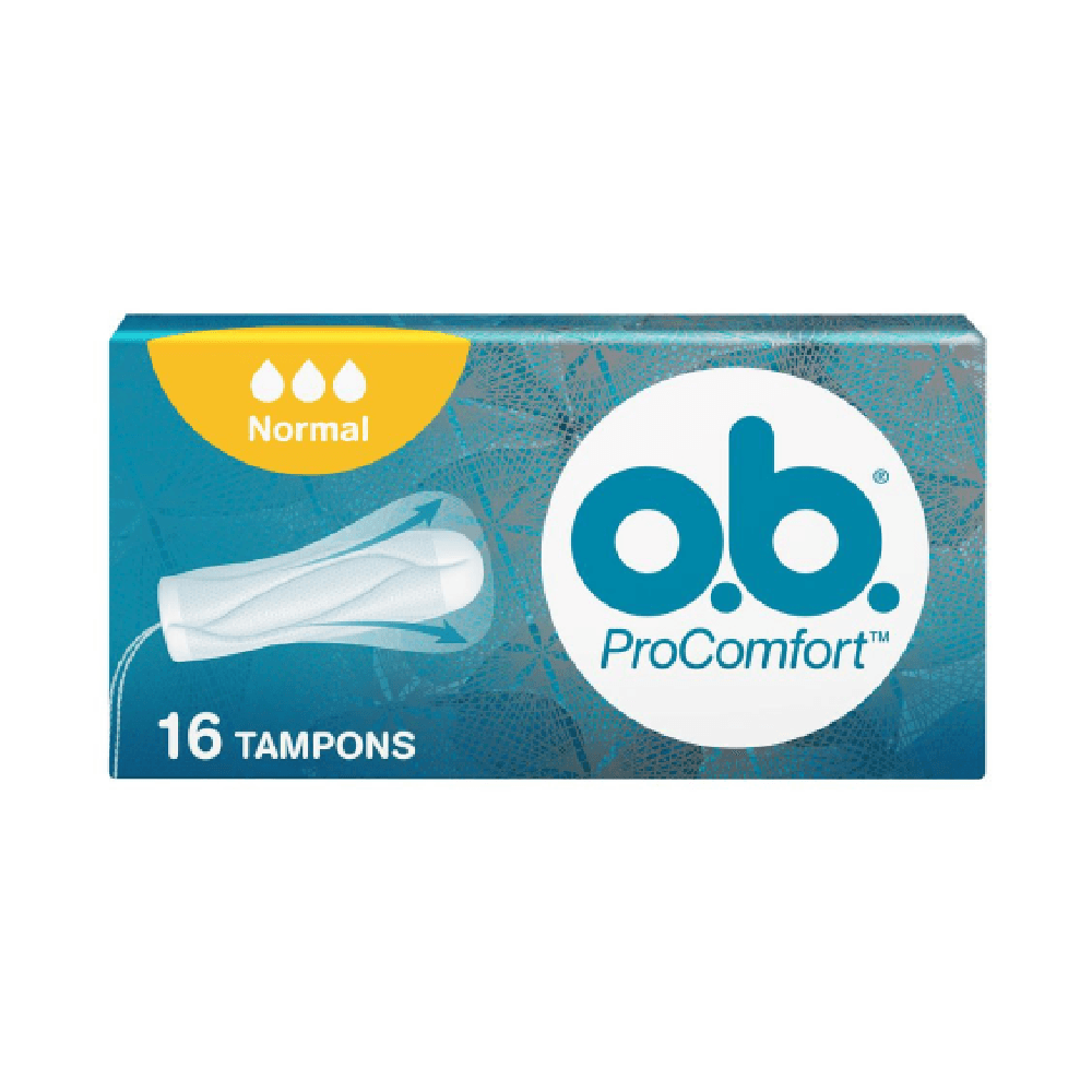 O.b Procomfort Normal Regular Tampons 16Pcs