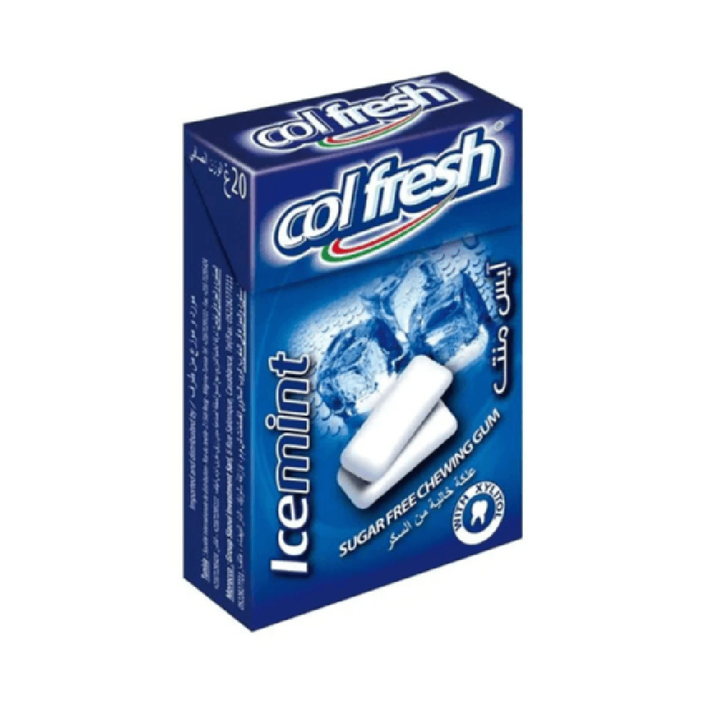 Col-Fresh Sugar Free Icemint Chewable Gum 21g - 15Pcs 