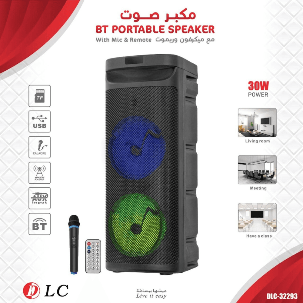 Dlc Bluetooth Portable Speaker 30W