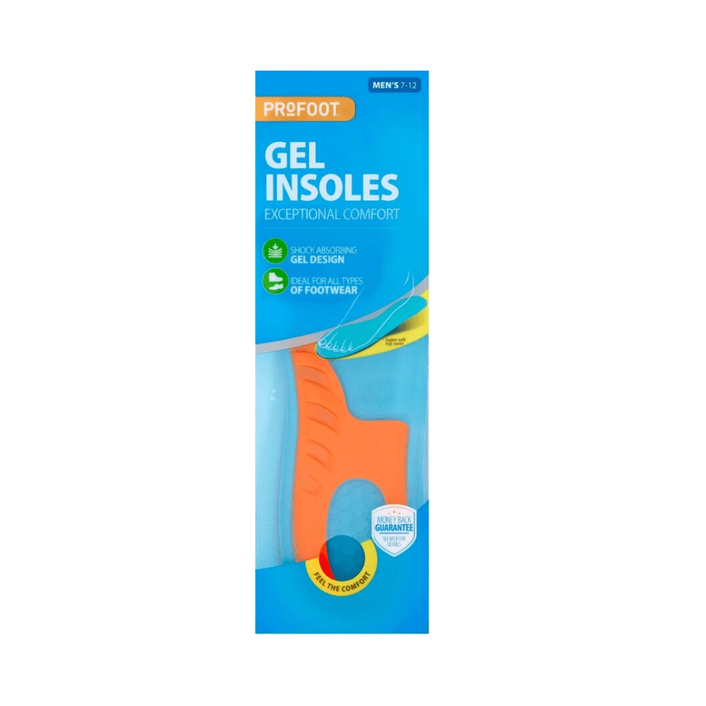 Profoot Gel Insoles For Men 1 Pair