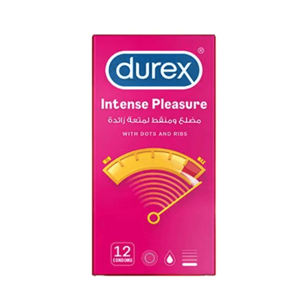 Durex Intense Pleasure Condoms 12Pcs