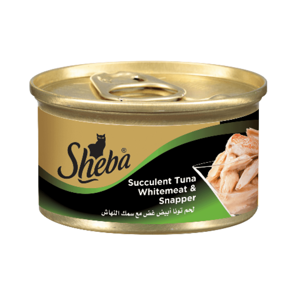 Sheba Succulent Tuna Whitemeat & Snapper Cat Wet Food 85g