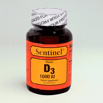 Sentinel Vitamin D3 1000 Iu