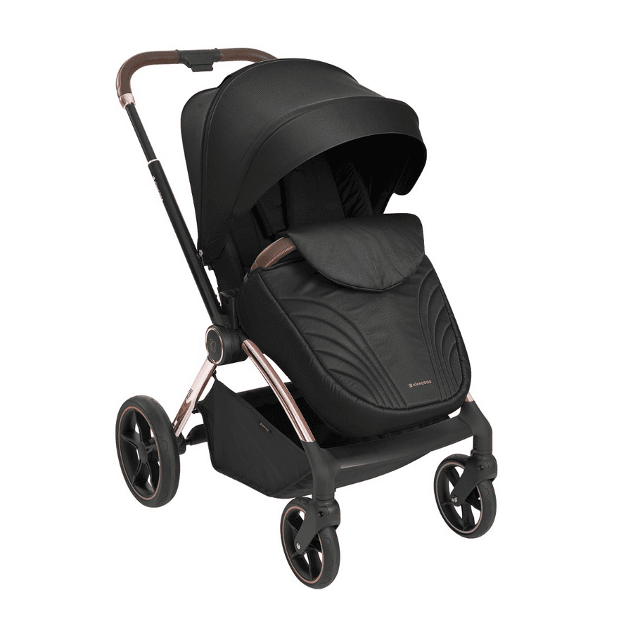 Kikkaboo Stroller 2In1 With Carrycot Kara (Black)