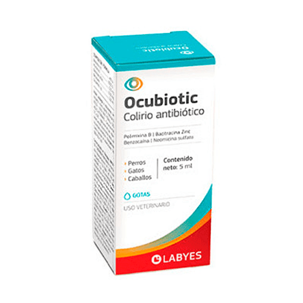 Labyes Ocubiotic Antibiotic Eye Drops 5ml