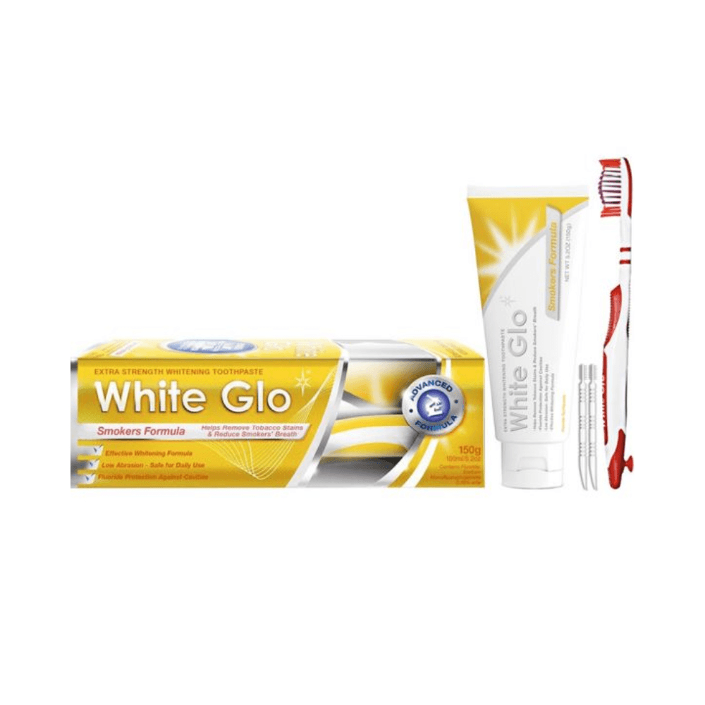 White Glo Extra Strength Smokers Formula Whitening Toothpaste 150g