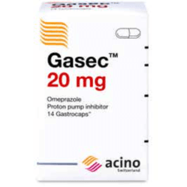 Gasec 20Mg  Cap 14'S