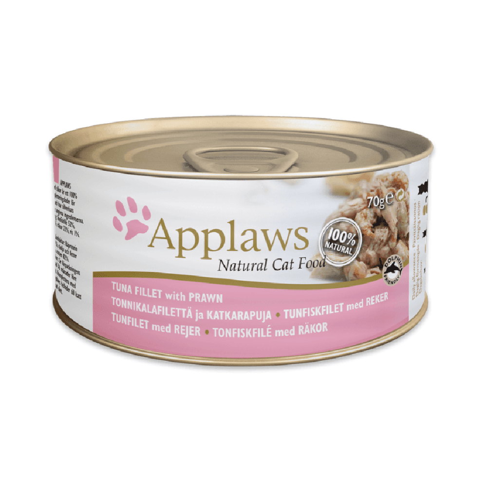Applaws Tuna Fillet with Prawn In Broth Cat Wet Food 70g