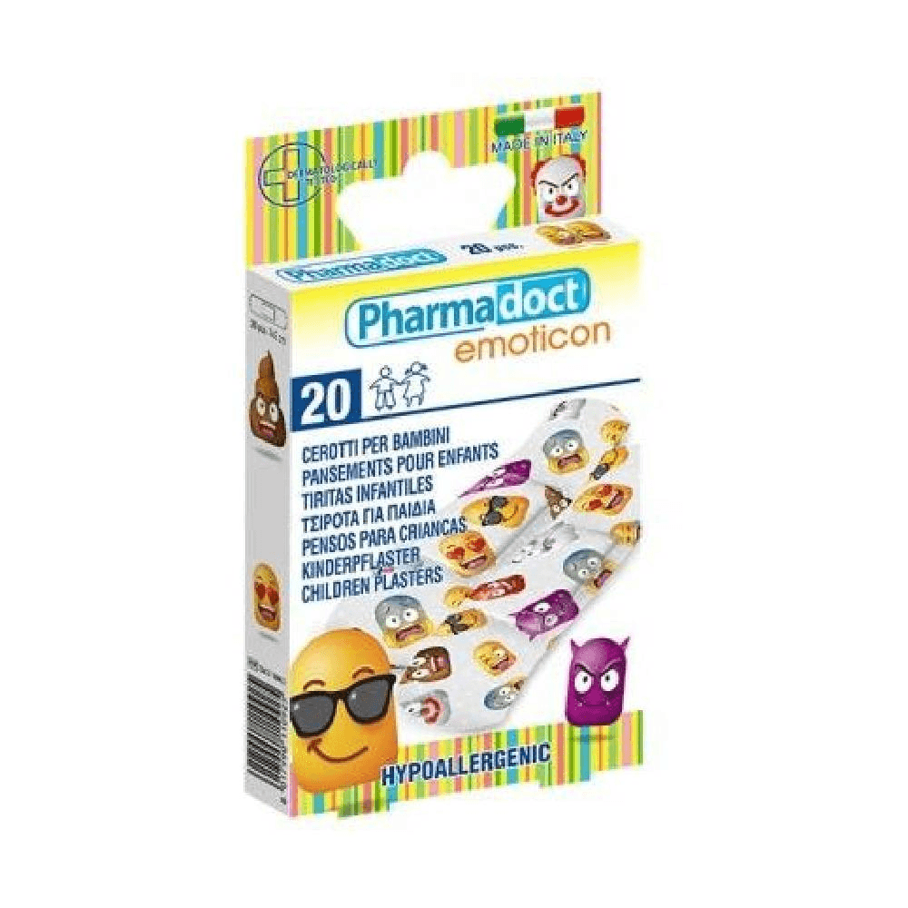 Pharmadoct Children Plasters Emoticon 20Pcs