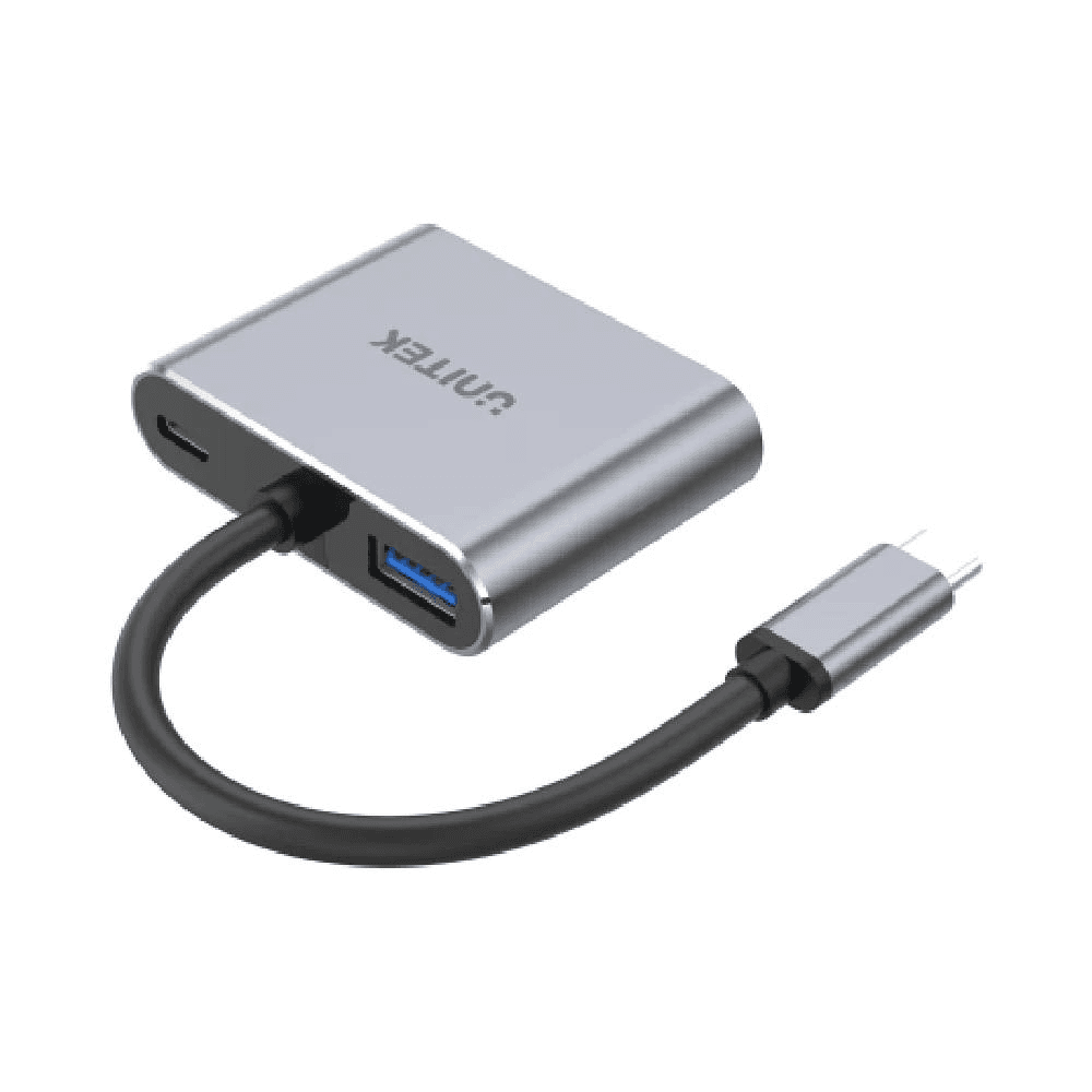 وصلة Unitek uHUB Q4 Lite تعطيك 4 مداخل من USB تايب سي واحد
