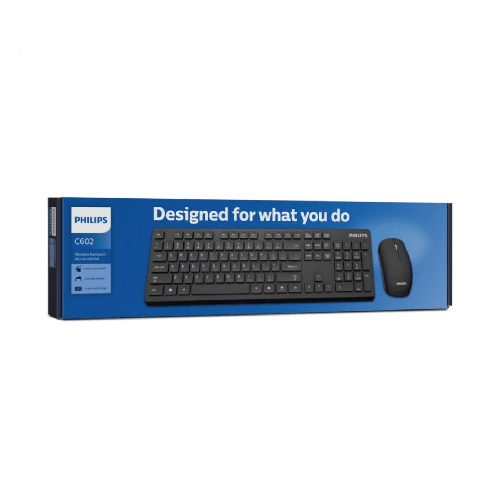Philips C-602 Wireless Keyboard & Mouse Combo