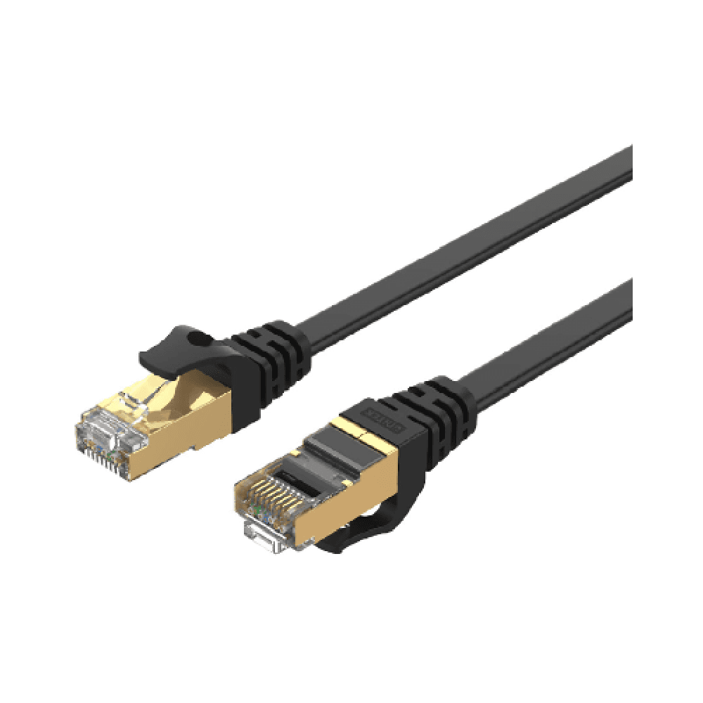 واير ethernet من شركة Unitek / معيار CAT 7 / تصميم مسطح / طول 15 متر