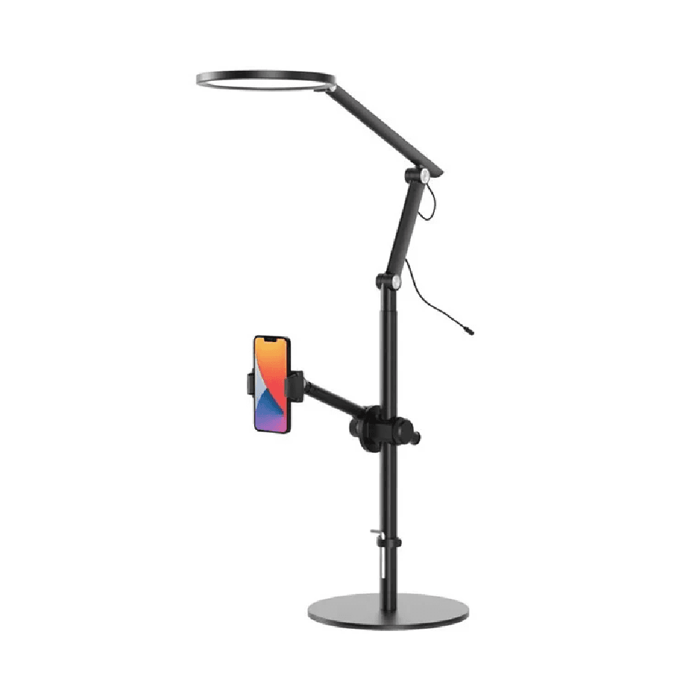 Upergo Selfie Light Live Adjustable Stand with Phone & Tablet Holder
