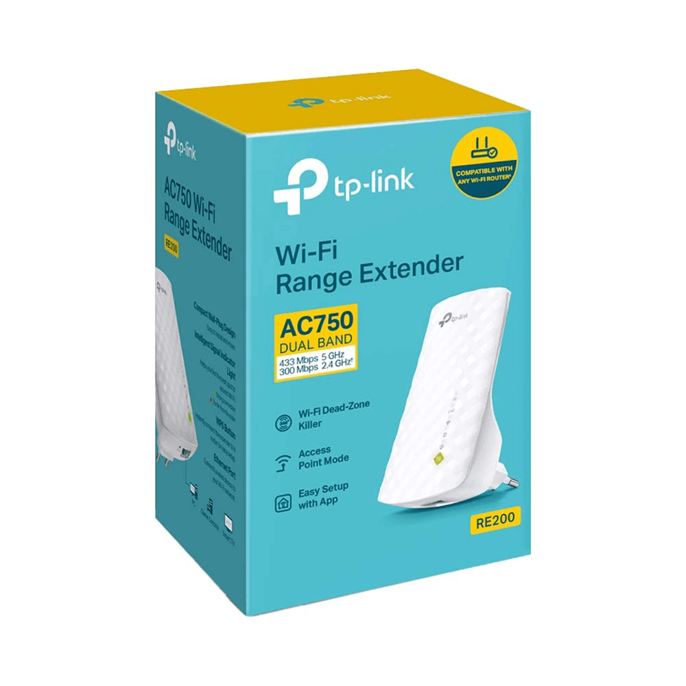 TP-Link RE200 AC750 Mesh Wi-Fi Range Extender