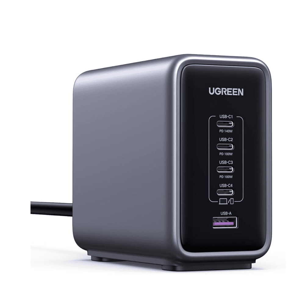 Ugreen MacBook Pro Charger 300W USB-C Nexode 5 Port PD 3.1 PPS Super Fast GaN Laptop Charger