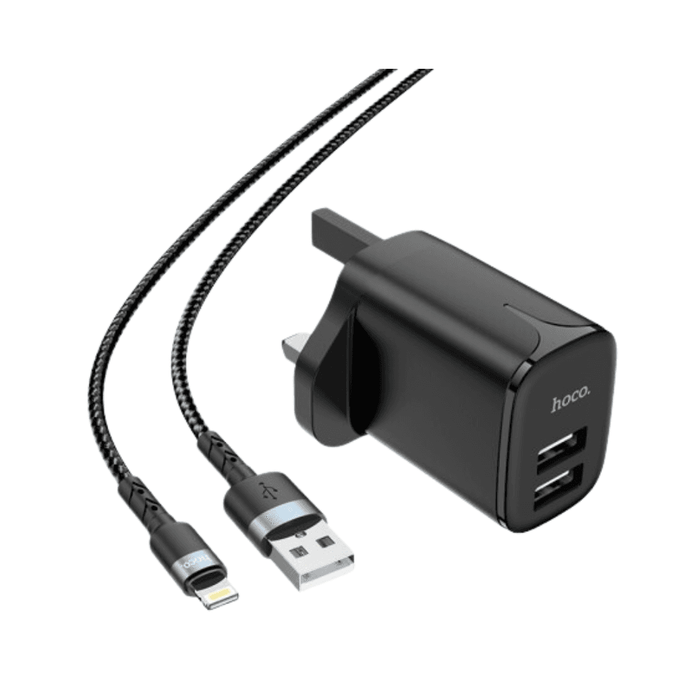 Hoco DC16 Dual Port Charger Set iOS