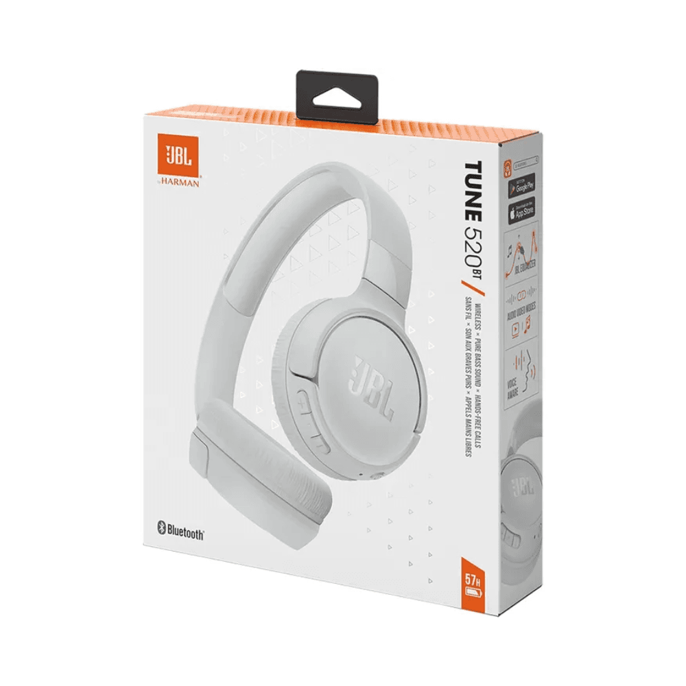 Jbl T520Bt Wireless On-Ear Headphone White