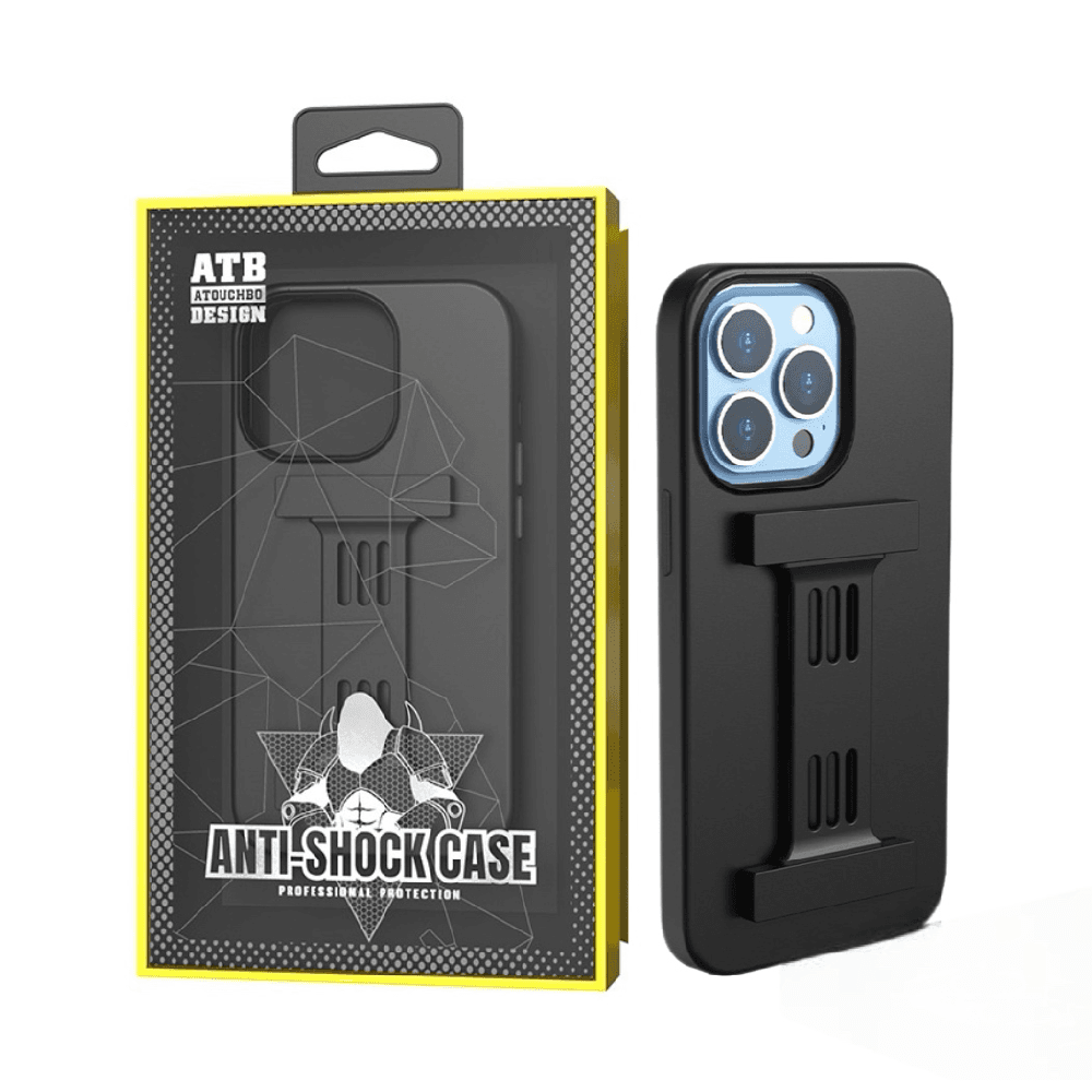 Atb Black Silicone Case With Magnetic Grip- Iphone 11