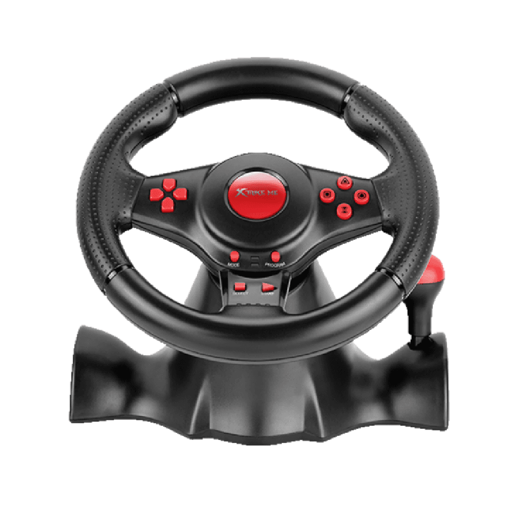Xtrike Me GP903 Driving Racing Wheel USB Wired - Dual Vibration Motor - Compatible with PC / PS3 / PS4 / XBOX ONE/XBOX 360 / Android/SWITCH || GP-903