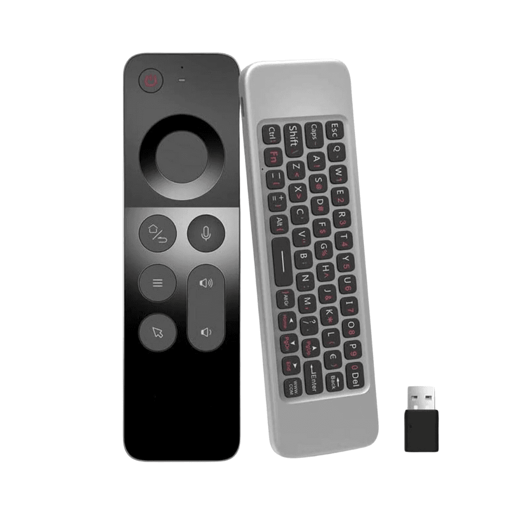 جهاز التحكم W3 Air Mouse / نحيف جداً / مع كيبورد لاسلكي محمول / متوافق مع ماك و ويندوز