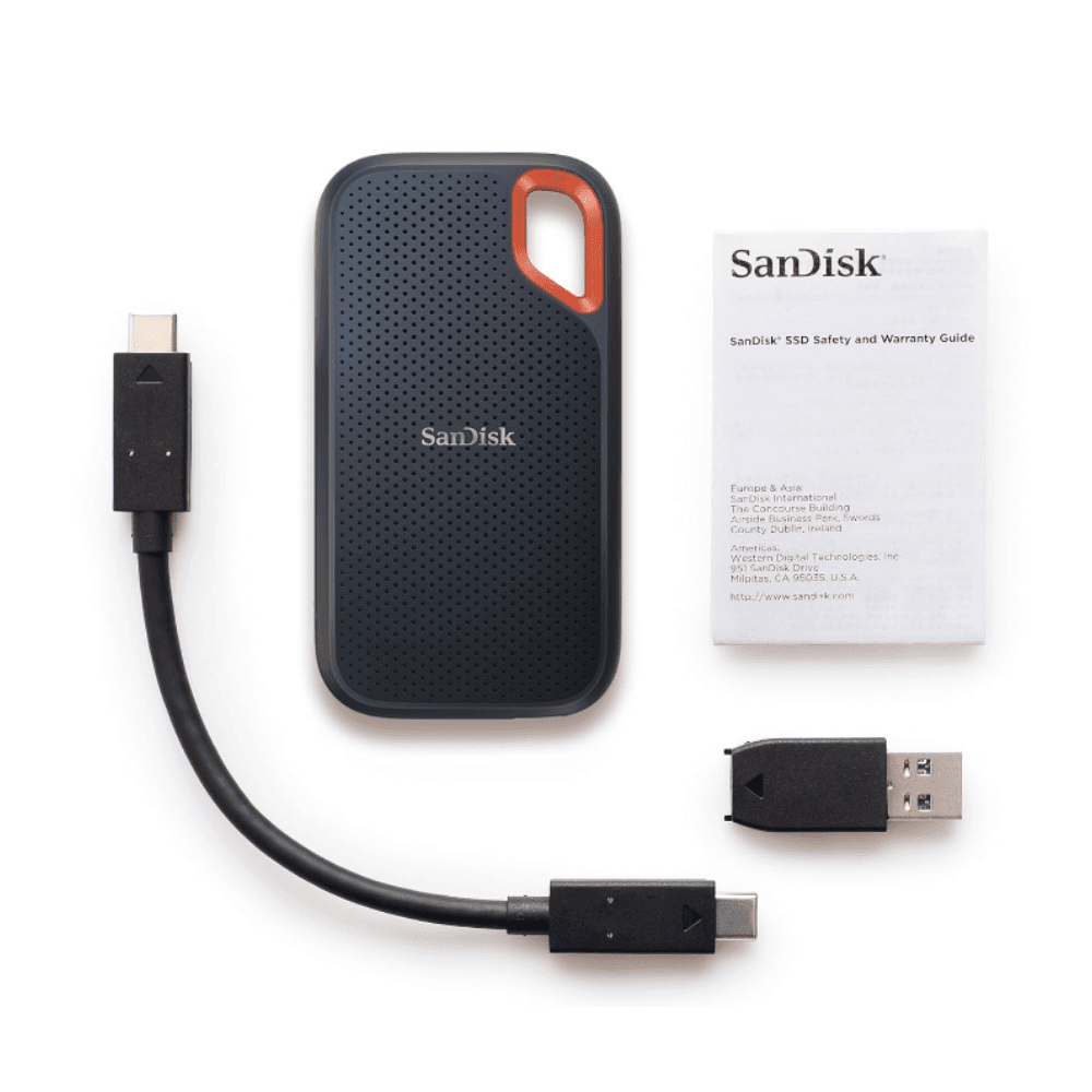 سانديسك محرك SSD خارجي محمول سعة 2TB اكستريم - SDSSDE61-2T00-G25