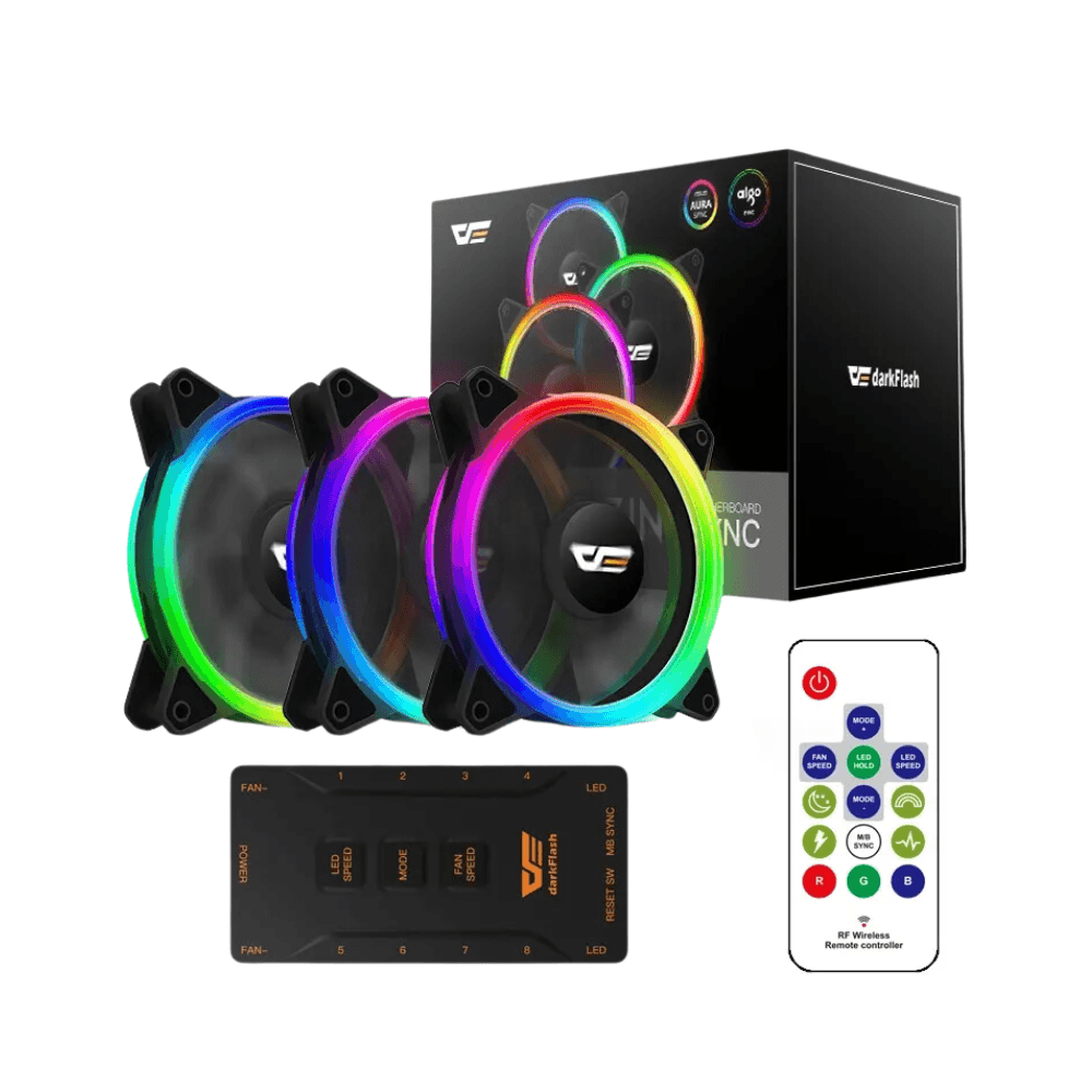 Dark Flash Dr12 Pro ARGB 5 Pin Cooling Fan