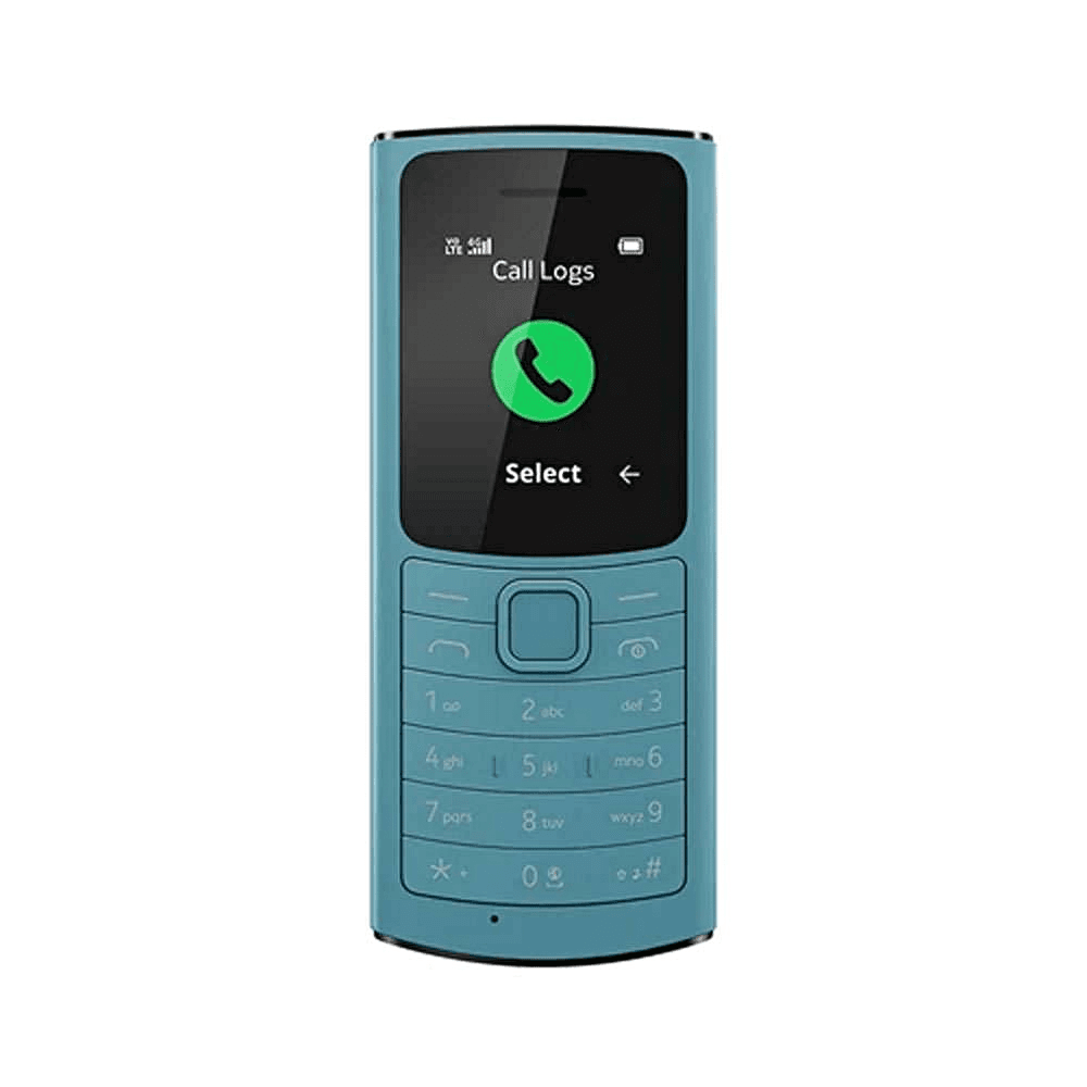 نوكيا 110 هاتف مزدوج الشريحة 4G باللون الأزرق