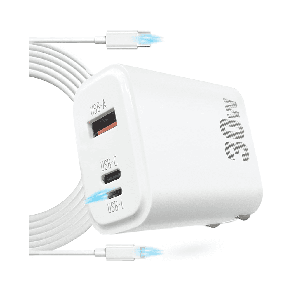30W Quick Charge Wall Charger with 3 Ports PD QC 