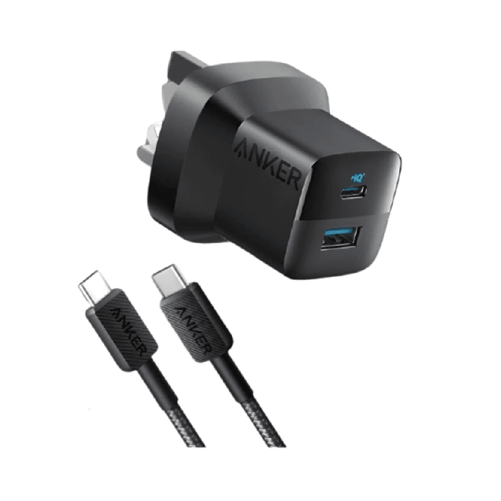 Anker 323 Mobile Charger | 33W | PD | USB-C to USB-C | B2331K11- Black