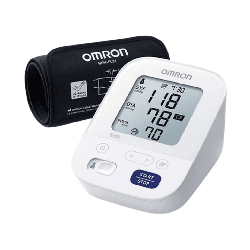 Omron Automatic Blood Pressure Monitor with IntelliSense Technology