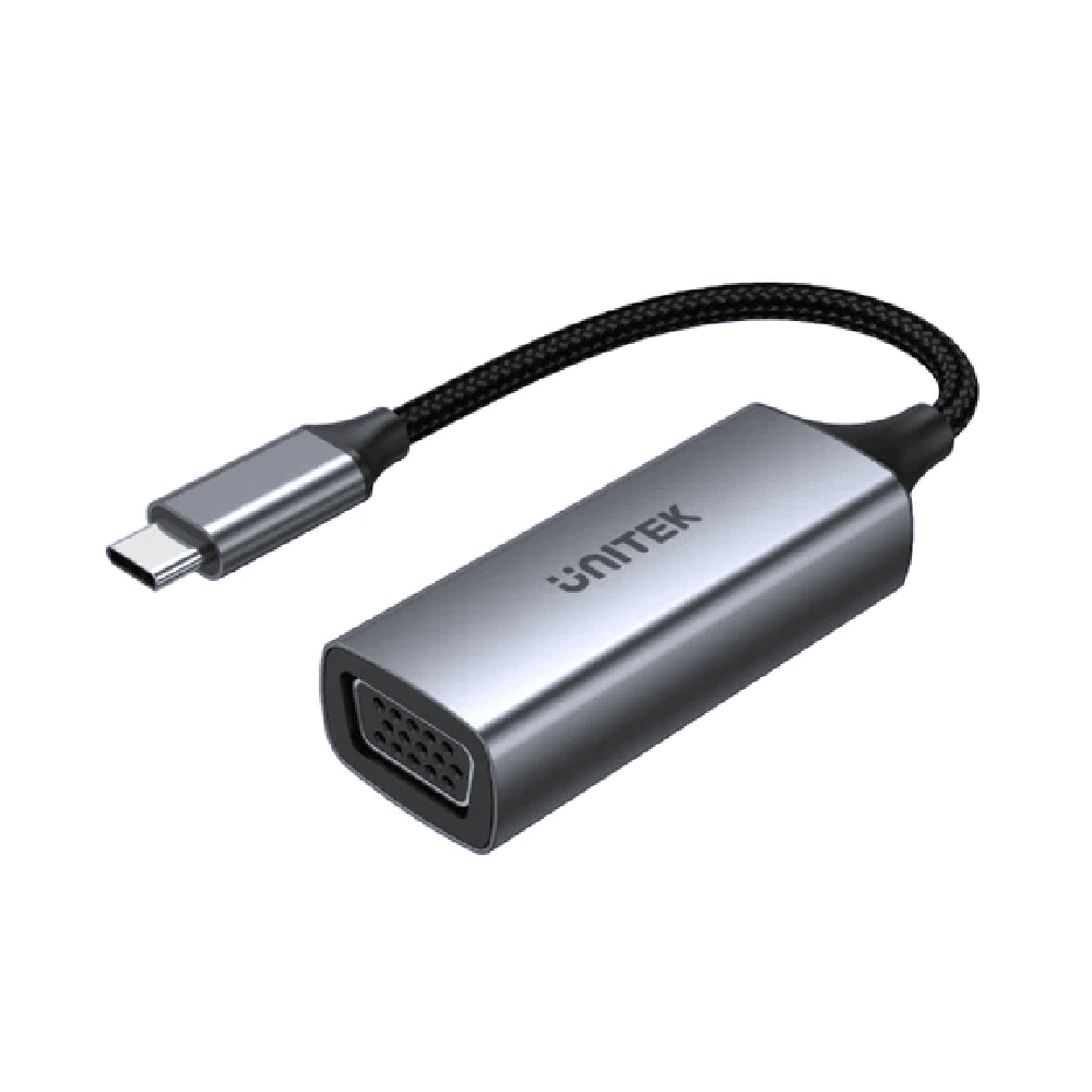 Unitek USB-C to VGA 1080P Full HD Adapter with Nylon-Braided Cable