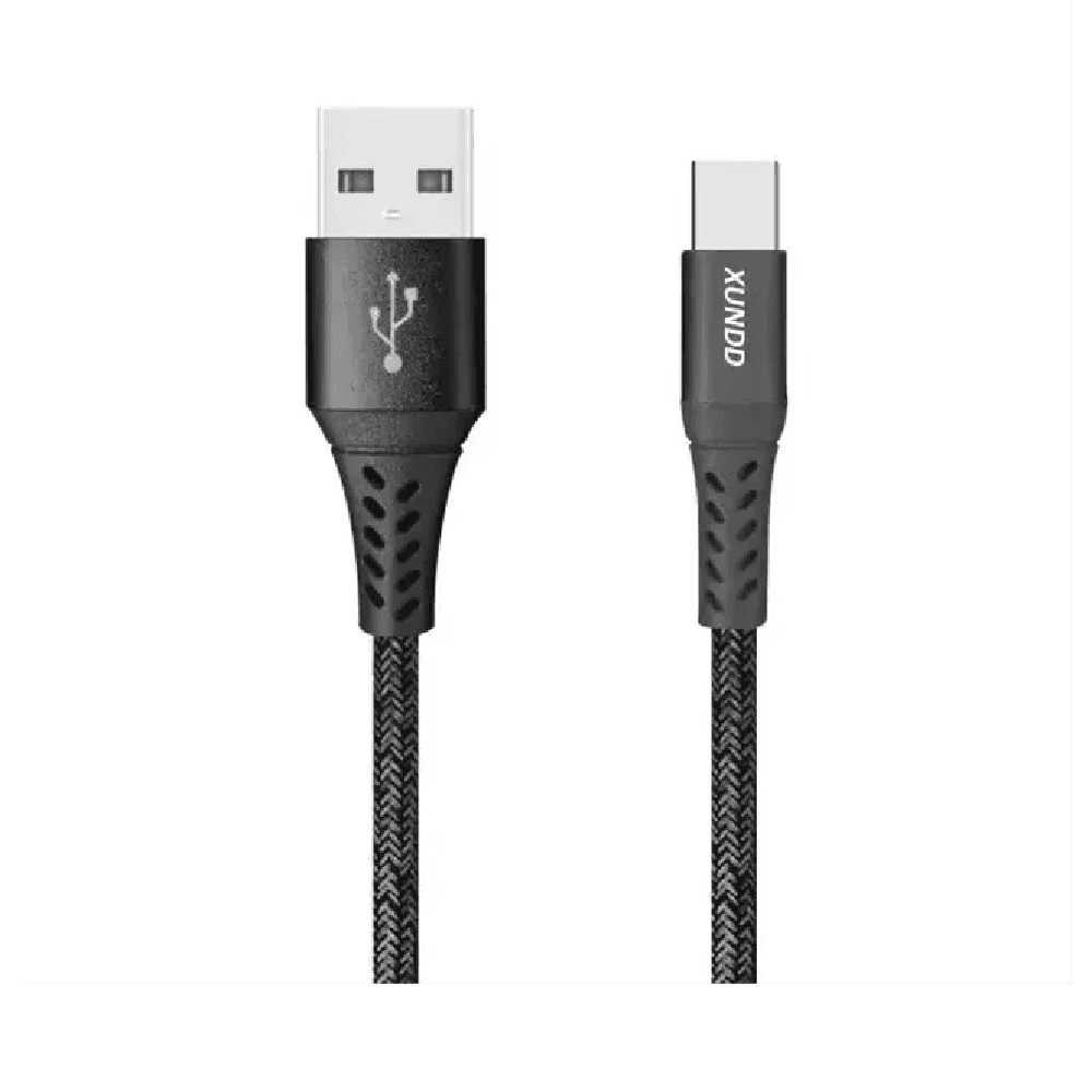 كابل نايلون USB-A إلى USB-C بطول 2 متر -Xundd