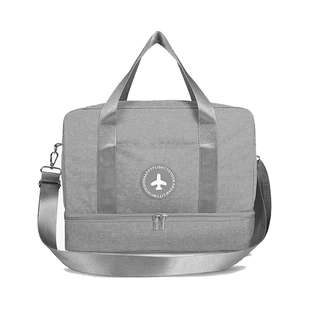 Multi-Function Polyester Gym Bags (Gray)