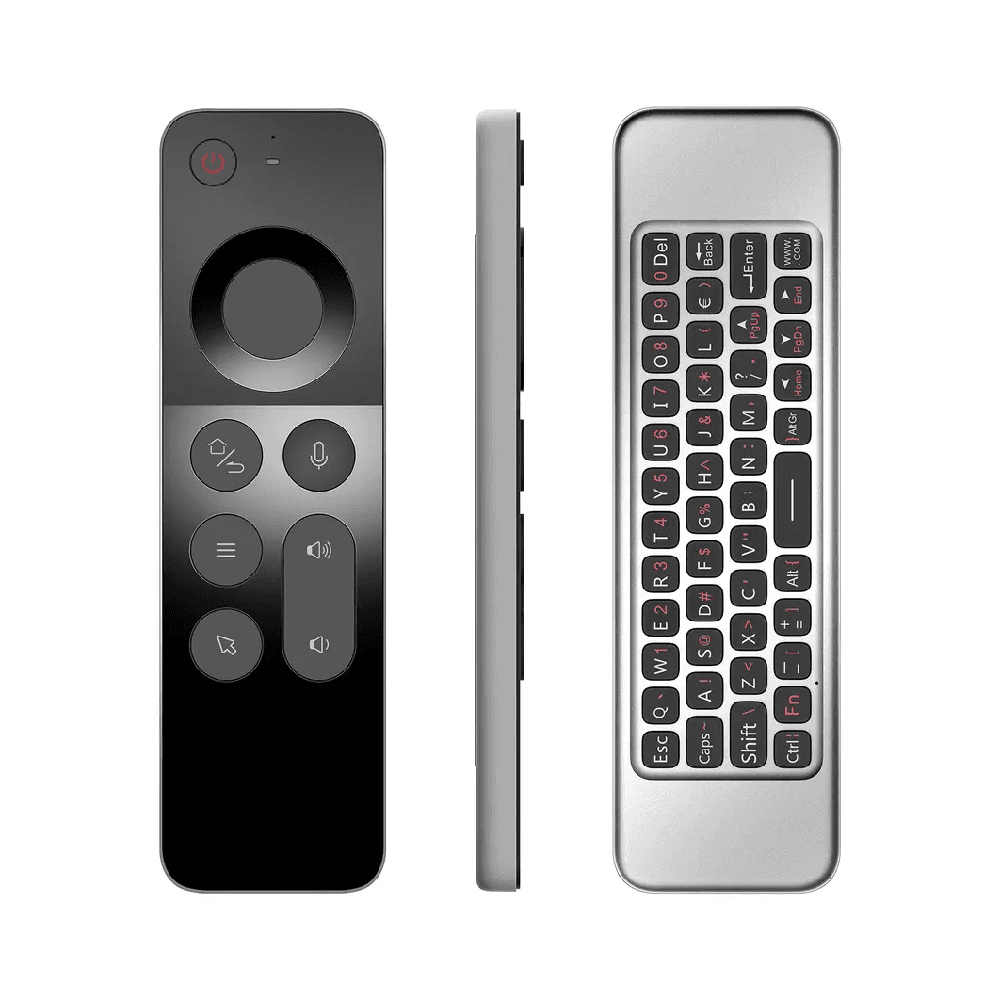 جهاز التحكم W3 Air Mouse / نحيف جداً / مع كيبورد لاسلكي محمول / متوافق مع ماك و ويندوز
