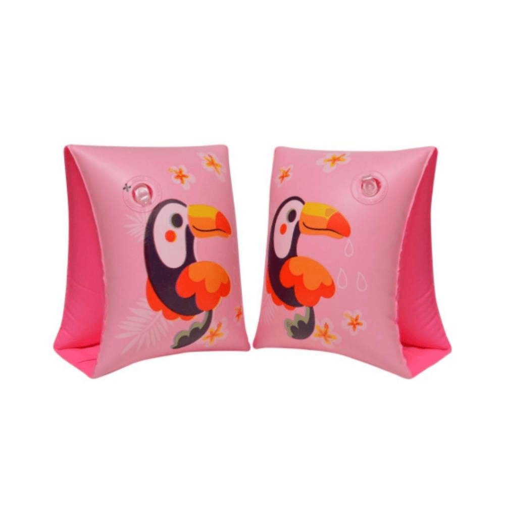 Pink Arm Bands With Birds Design