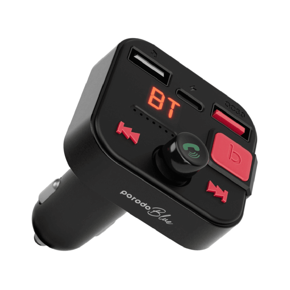 Porodo FM Transmitter Car Charger