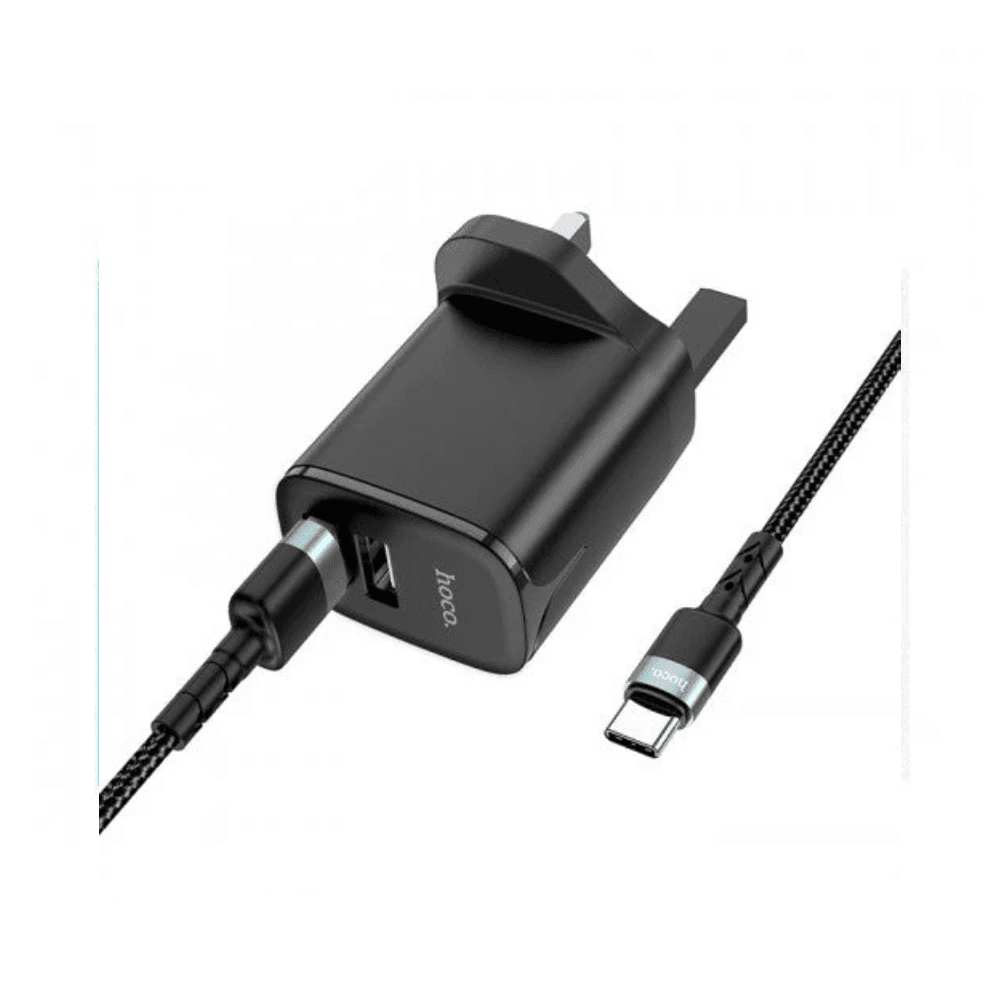 Hoco DC16 Dual-C- Port Charger Set