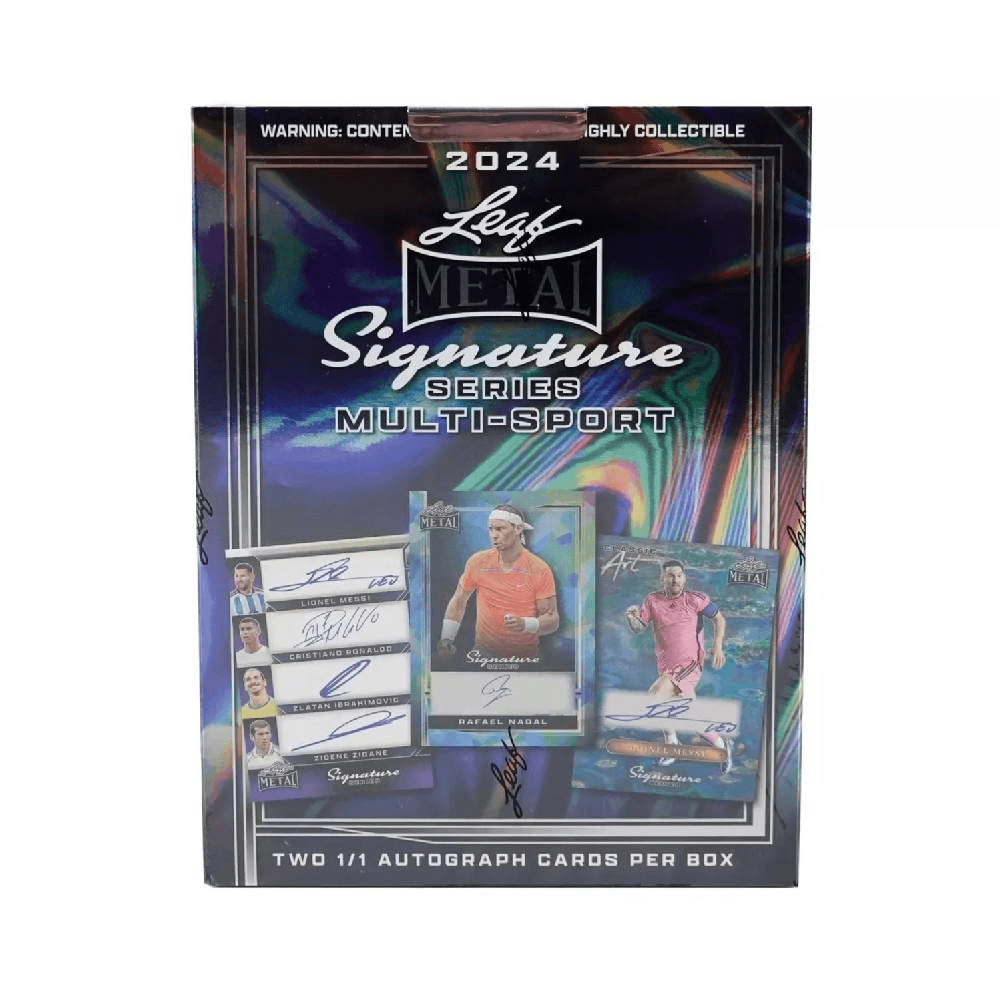 2024 Leaf Metal Signature Series Multi- Sport Cards -Two 1/1 Autograph Cards