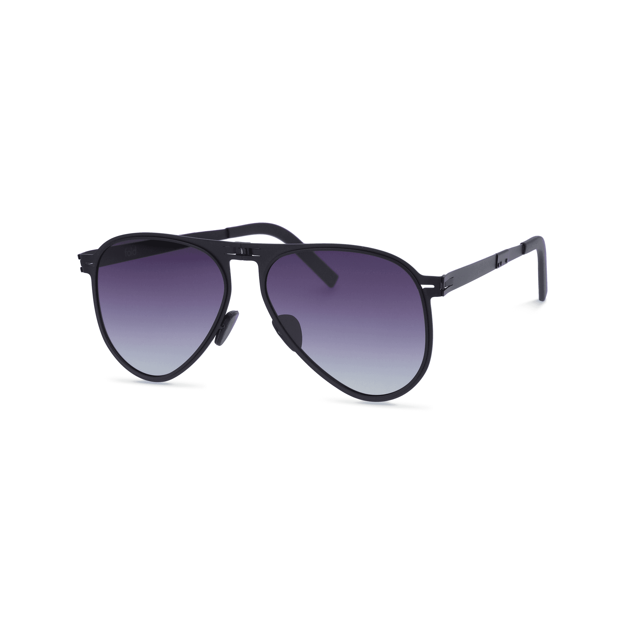 Sky Black On Grey Gradient Sunglasses