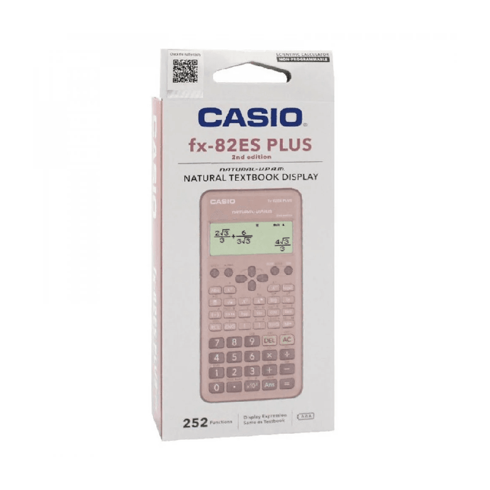 Casio Calculator Fx-82Es Plus Pink