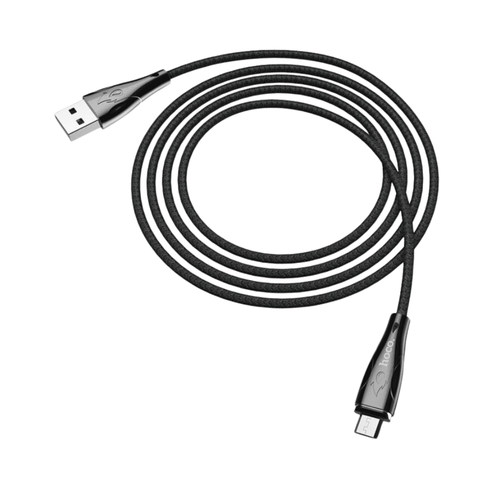 Hoco DUO1 USB Micro Cable 1m Black