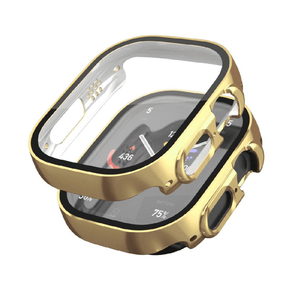 49mm Watch Glass Cover Case - Gold
