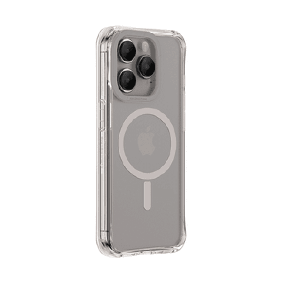 كفر AmazingThing Titan Pro Mag لايفون 15 برو / ضد الطيحات / يدعم MagSafe / رصاصي
