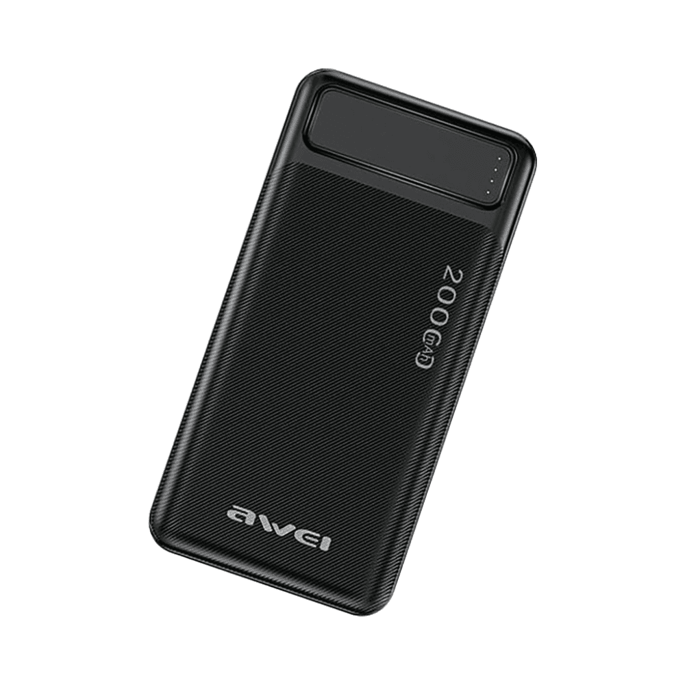 Awei P6K 20000mAh Power Bank Black
