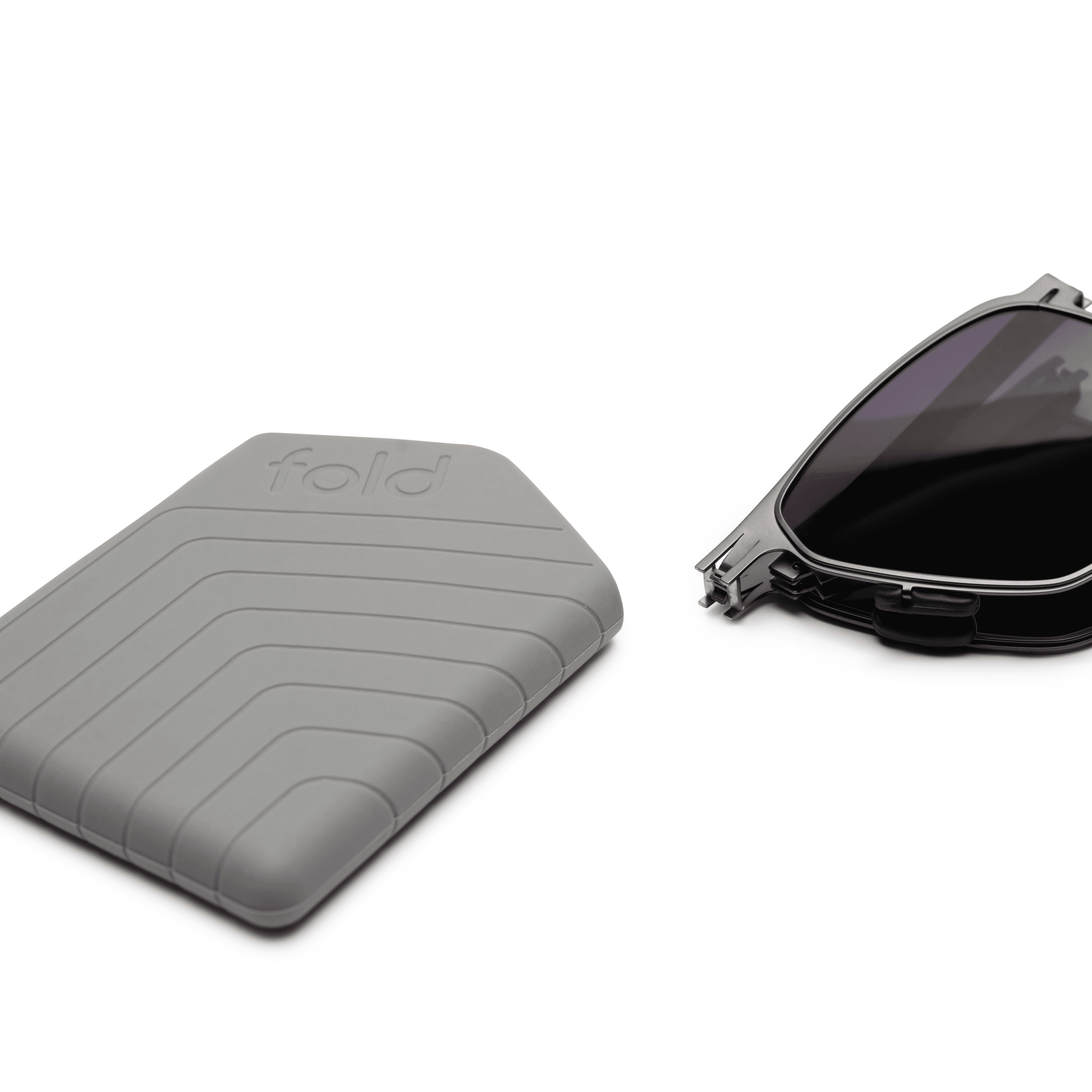 Fire Gunmetal On Grey Gradient Sunglasses