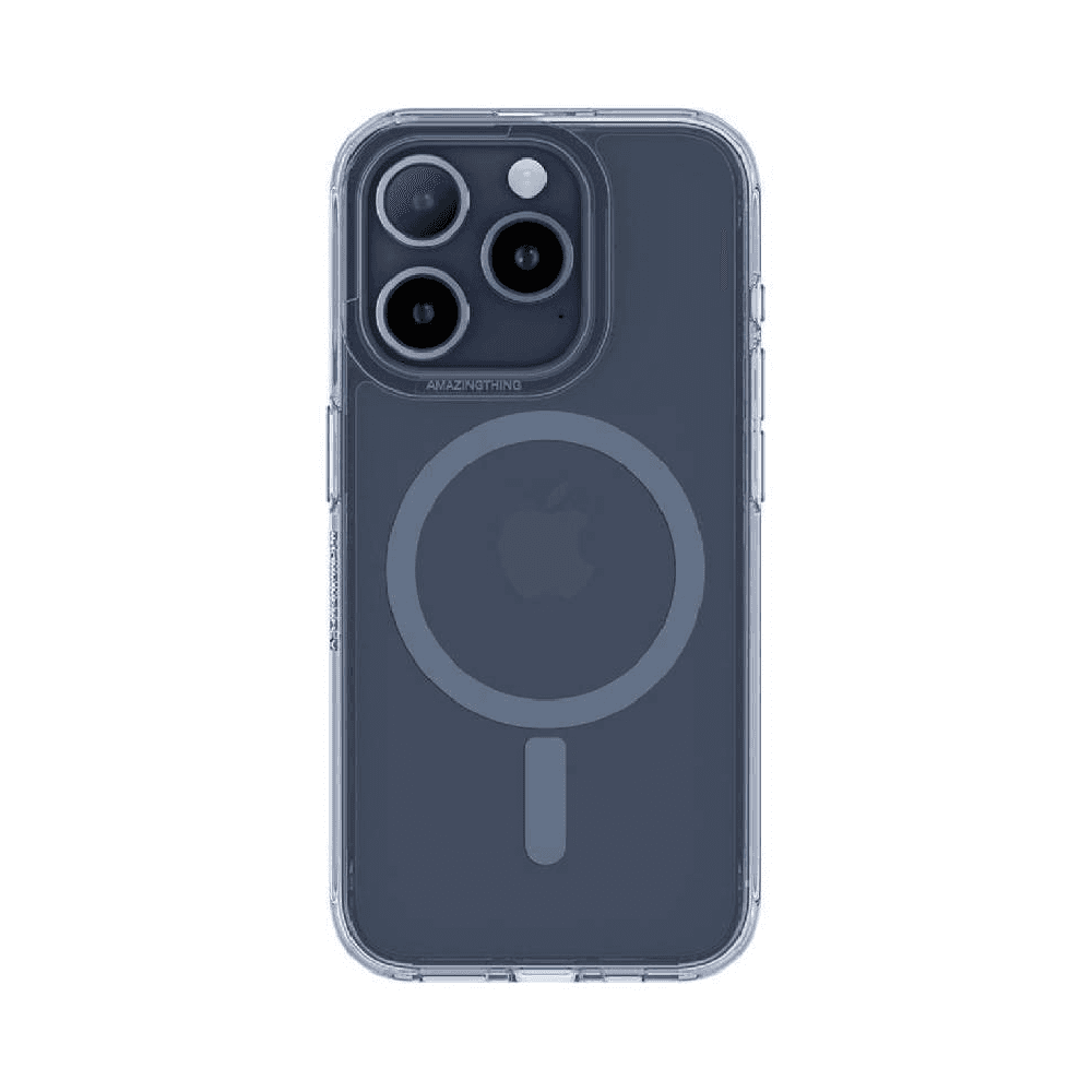 AmazingThing Titan Pro Mag Case for iPhone 15 Pro Max / Drop-Resistant / MagSafe Compatible / Blue