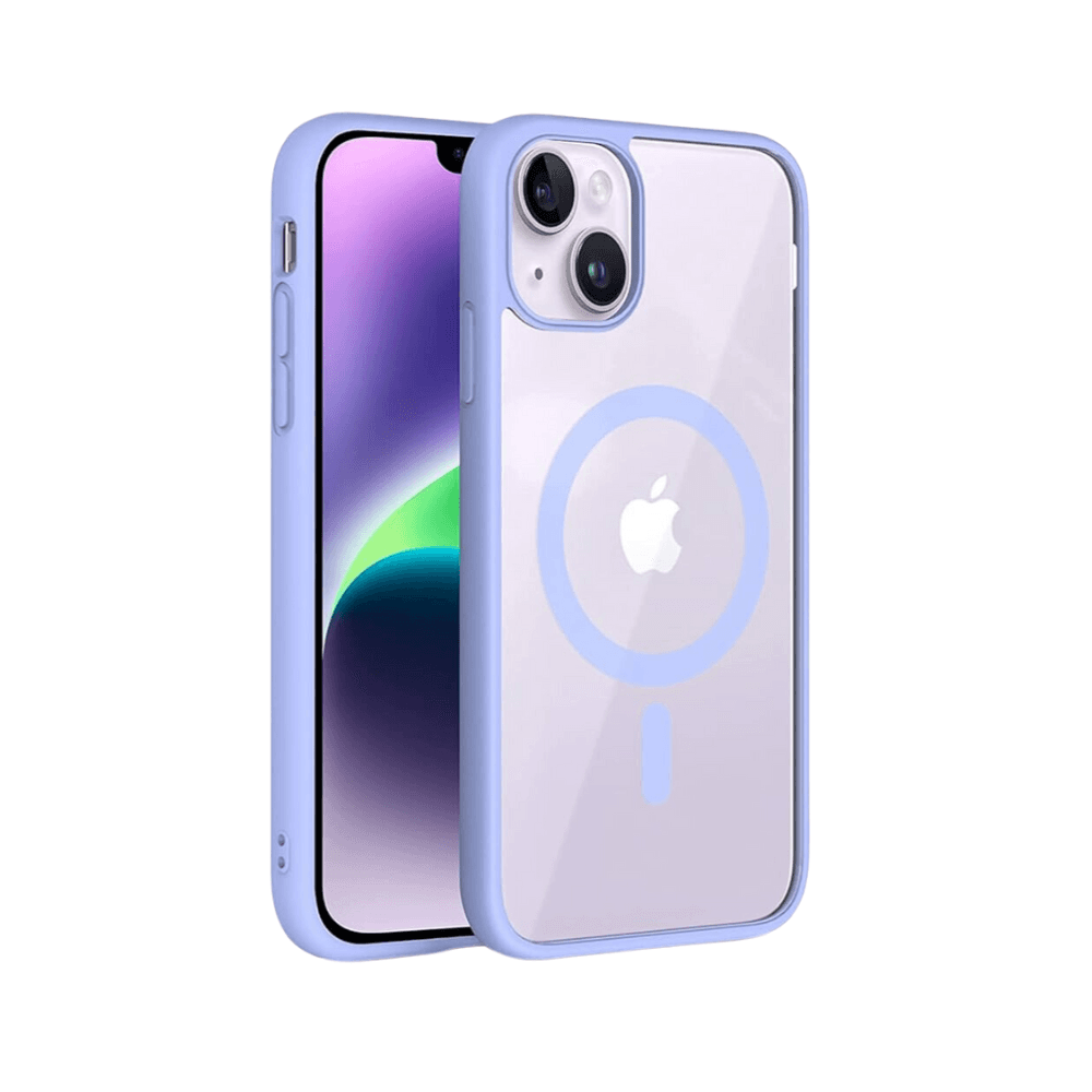 Levelo MagSafe iPhone 14 Pro Clear Cover Back Case Light Blue Original
