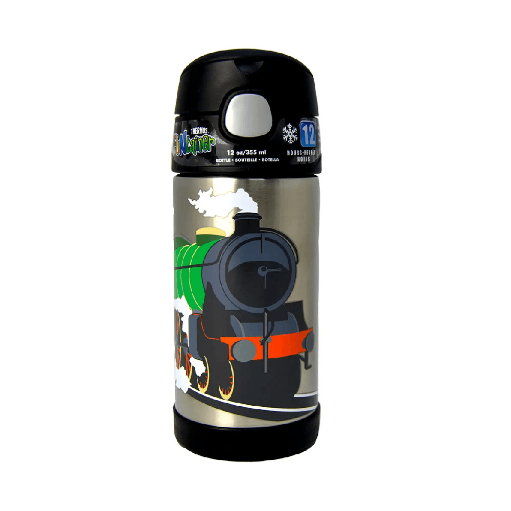 THERMOS - Funtainer Stainless Steel Hydration/Water Bottle Train 355 ml
