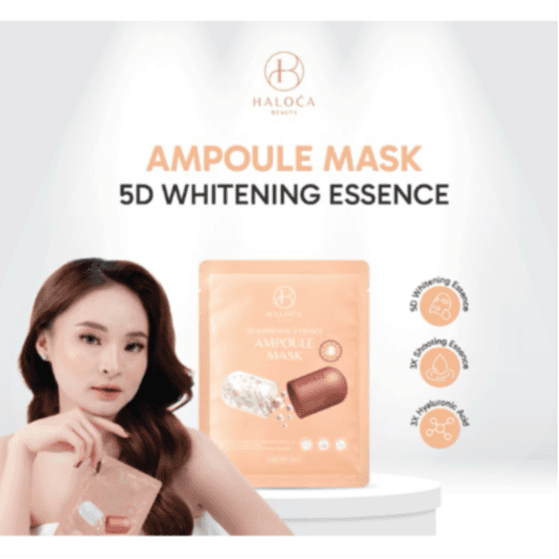 Haloca 5D Whitening Essence Ampoule Mask 25Ml