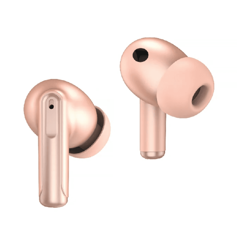 Swiss Military Victor3 Truly Wireless Bluetooth Active Noise Cancelling In-Ear Earbuds with Charging Case Pink